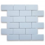 2x4 Thassos White Polished Marble Mosaic 